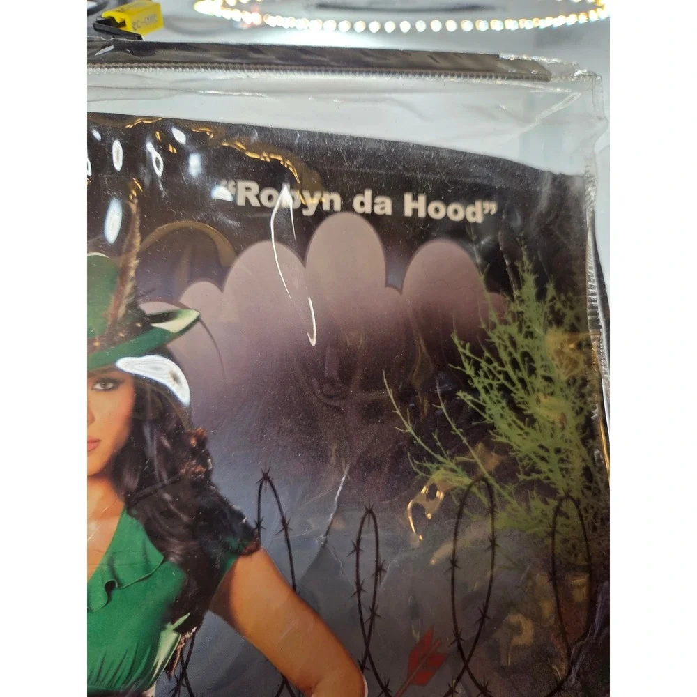 Dreamgirl Robyn da Hood 5pc Costume Set Green Archer Dress Corset 4494 Medium
